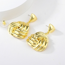 Show details for Charming Gold Plated Dubai Dangle Earrings As a Gift
