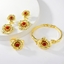 Show details for Dubai Red 3 Piece Jewelry Set with Beautiful Craftmanship