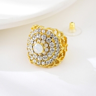 Picture of Classic Artificial Crystal Adjustable Ring Online Only