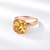 Picture of Amazing Artificial Crystal Rose Gold Plated Fashion Ring