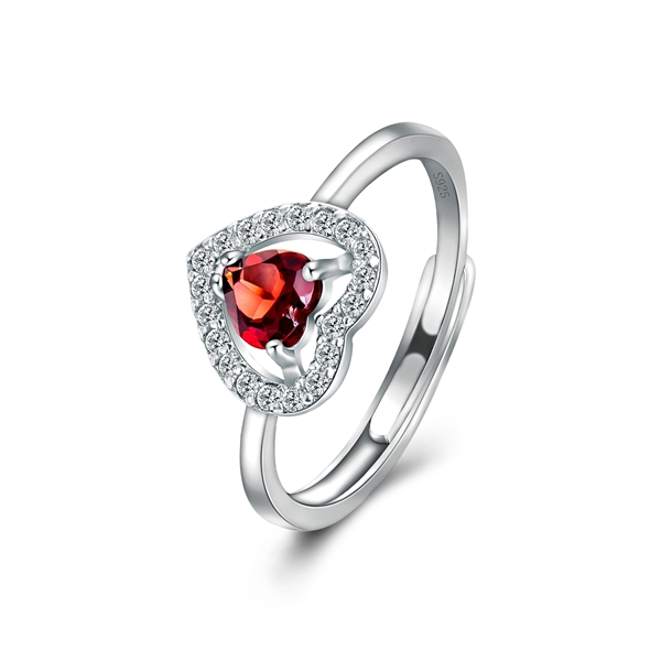 Picture of New Nature Garnet Small Fashion Ring