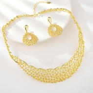 Show details for Nice Big Zinc Alloy 2 Piece Jewelry Set
