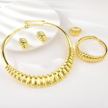 Show details for Bling Dubai Big 4 Piece Jewelry Set