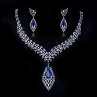 Show details for Copper or Brass Luxury 2 Piece Jewelry Set at Super Low Price