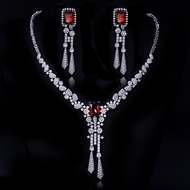 Show details for Pretty Cubic Zirconia Big 2 Piece Jewelry Set