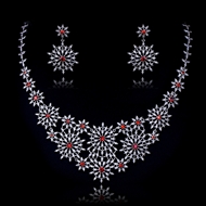 Show details for Stylish Big Cubic Zirconia 2 Piece Jewelry Set