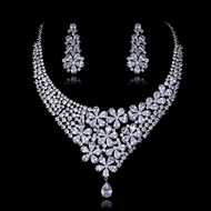 Show details for Fancy Big Luxury 2 Piece Jewelry Set