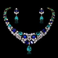 Show details for Fashionable Big Luxury 2 Piece Jewelry Set