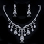 Show details for Copper or Brass Platinum Plated 2 Piece Jewelry Set at Great Low Price