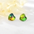 Picture of Stylish Small Green Stud Earrings