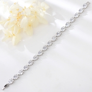 Show details for Pretty Cubic Zirconia Delicate Fashion Bracelet