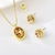 Picture of Sparkly Small Copper or Brass 2 Piece Jewelry Set