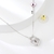 Picture of Nickel Free White Swarovski Element Pendant Necklace with No-Risk Refund