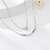 Picture of Low Cost Platinum Plated White Pendant Necklace with Low Cost