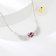 Show details for Platinum Plated 925 Sterling Silver Pendant Necklace from Certified Factory