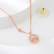 Show details for Low Price Rose Gold Plated Small Pendant Necklace from Trust-worthy Supplier
