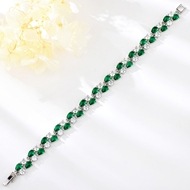 Show details for Popular Cubic Zirconia Copper or Brass Fashion Bracelet