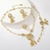 Picture of Zinc Alloy Artificial Crystal 4 Piece Jewelry Set with Full Guarantee