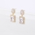 Picture of Stylish Big Gold Plated Dangle Earrings