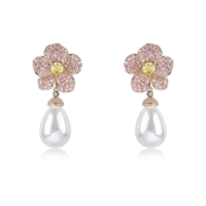 Picture of Recommended Pink Luxury Dangle Earrings from Top Designer