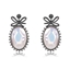 Show details for Beautiful Cubic Zirconia White Dangle Earrings