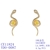 Picture of Attractive Yellow Copper or Brass Dangle Earrings For Your Occasions