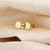 Picture of Funky Small Gold Plated Stud Earrings