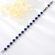 Show details for Copper or Brass Blue Fashion Bracelet with Unbeatable Quality