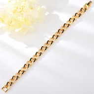 Show details for Delicate Cubic Zirconia Gold Plated Fashion Bracelet