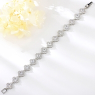 Show details for Great Cubic Zirconia White Fashion Bracelet