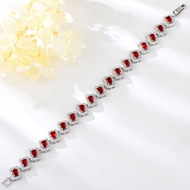 Show details for Beautiful Cubic Zirconia Red Fashion Bracelet