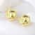 Picture of Inexpensive Gold Plated Green Big Stud Earrings from Reliable Manufacturer
