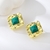 Picture of Dubai Red Big Stud Earrings Online Only