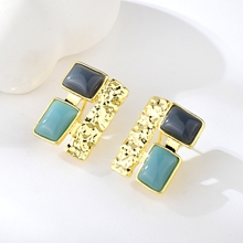 Show details for Shop Gold Plated Big Big Stud Earrings with Wow Elements