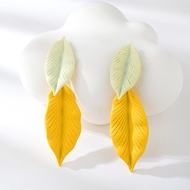 Picture of Filigree Big Multi-tone Plated Dangle Earrings
