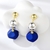 Picture of Zinc Alloy Blue Dangle Earrings from Certified Factory