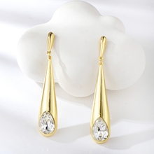 Show details for Dubai Big Dangle Earrings with Easy Return