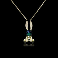 Show details for Good Swarovski Element Zinc Alloy Pendant Necklace