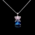 Picture of Trendy Blue Zinc Alloy Pendant Necklace with No-Risk Refund