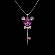 Show details for Popular Swarovski Element Zinc Alloy Pendant Necklace