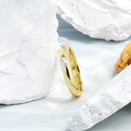 Picture of Funky Small White Fashion Ring