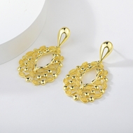 Show details for Fast Selling Gold Plated Big Dangle Earrings For Your Occasions
