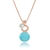 Picture of Cheap Rose Gold Plated Blue Pendant Necklace From Reliable Factory