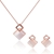 Picture of Reasonably Priced Rose Gold Plated Small 2 Piece Jewelry Set