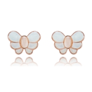 Picture of Buy Rose Gold Plated Opal Stud Earrings with Low Cost