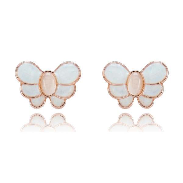 Picture of Buy Rose Gold Plated Opal Stud Earrings with Low Cost