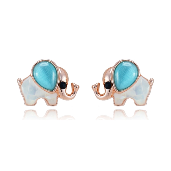 Picture of Good Quality Opal Zinc Alloy Stud Earrings
