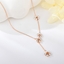 Show details for Delicate Copper or Brass Pendant Necklace with Worldwide Shipping