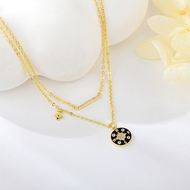 Show details for Eye-Catching White Delicate Pendant Necklace with Member Discount