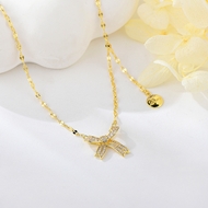 Show details for Delicate Cubic Zirconia Pendant Necklace with Beautiful Craftmanship
